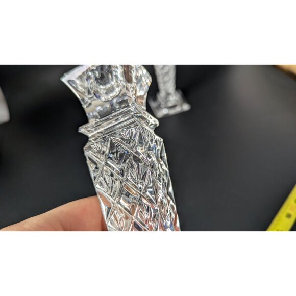 Imperial Estates Vintage Crystal Candlestick Holders Set Of 2 - Picture 13 of 16